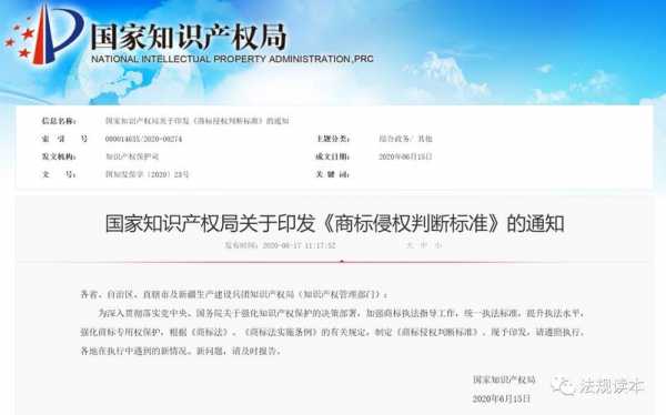 最新商标侵权立案标准（商标侵权判定标准出台）