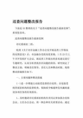 法院司法巡查整改报告最新（司法巡查整改落实情况报告）