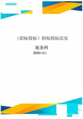 招招投标最新条例（招投标最新政策规定）