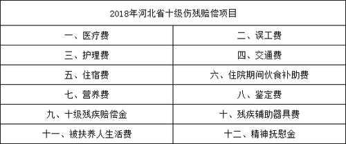 最新河南十级伤残赔偿（最新河南十级伤残赔偿标准）