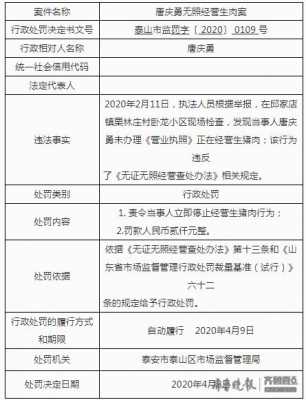 最新无证经营怎么处罚（无证经营量刑标准2020）