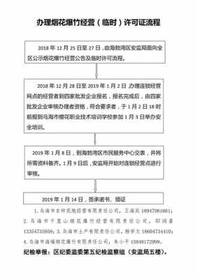 办理烟花爆竹最新程序（办理烟花爆竹批发企业流程图）