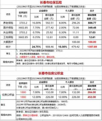 长春最新医保基数（长春市医保基数）