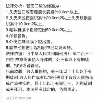 面部轻伤最新规定（面部轻伤的标准是什么）