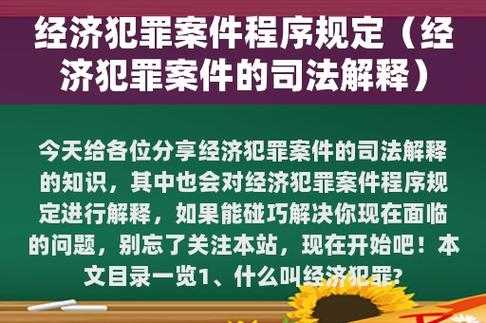 关于经济案件最新规定（关于经济案件最新规定解释）