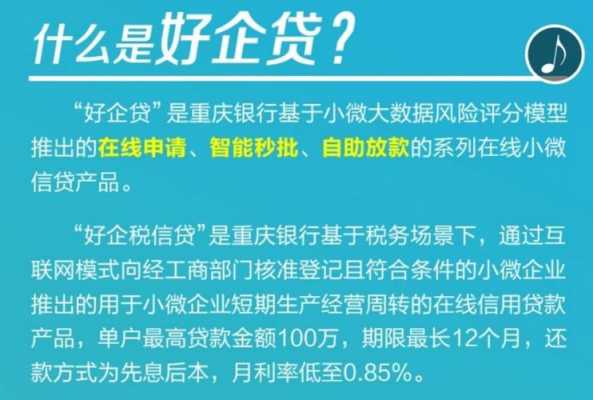 重庆银行最新贷款（重庆银行的贷款）