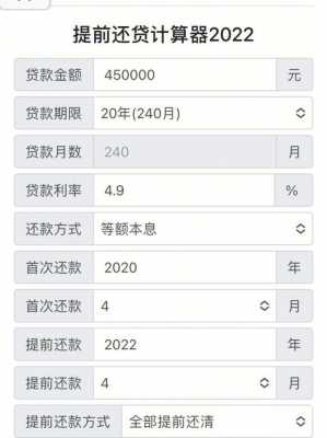 还房贷计算器最新2015（提前还房贷计算器最新）