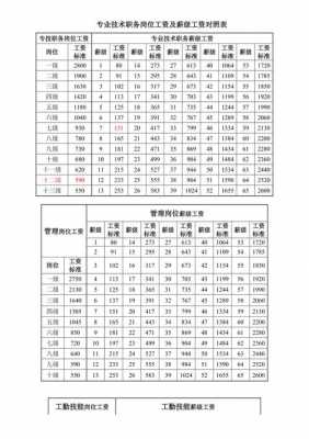 最新职称工资对照表（最新职称工资对照表2022）