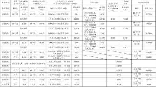 北京工伤最新赔付标准（北京工伤最新赔付标准表）