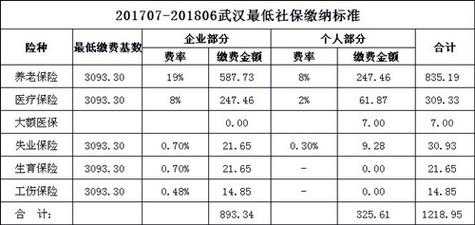 武汉市最新社保基数（武汉市最新社保基数查询）