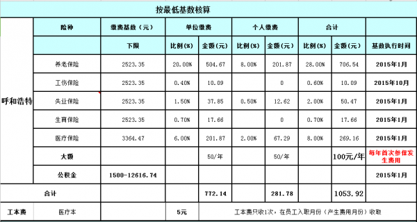 农安社保最新（农安社保局今年缴费表）