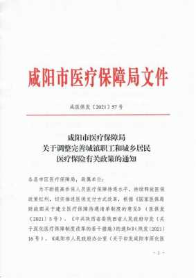 咸阳市最新医保政策（咸阳市最新医保政策文件）