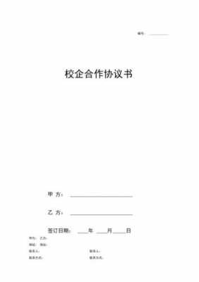 最新新的合作书（合作书怎么写图片）