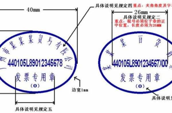 最新发票章的印模（发票印章尺寸大小）